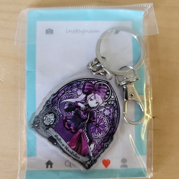 3 Overlord Keychains Ainz Ooal Gown Albedo Shalltear Bloodfallen - Picture 3 of 6